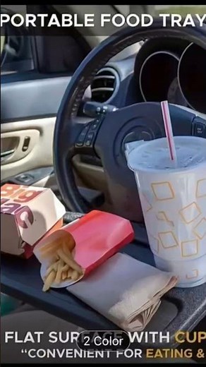 Turn Your Car into a Mini Office & Dining Table 🚗🍔💻