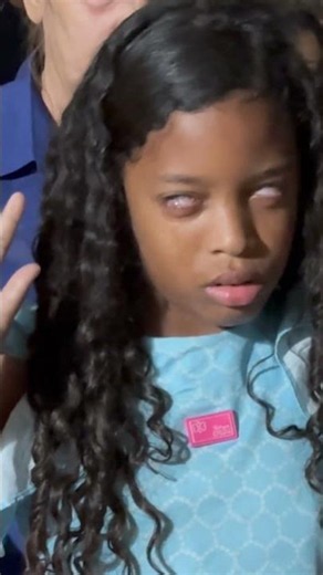 A legion of demons manifests in a nine-year-old child / Child keeps rolling their eyes.