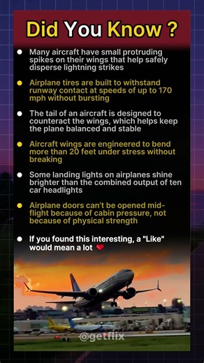 Aviation Facts That Sound Fake” ✈️🔥