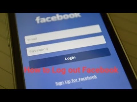 How to Log out Facebook and log in Facebook.