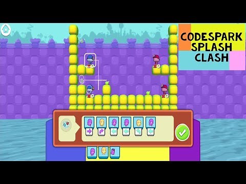 Codespark Splash Clash Multiplayer Coding - Codespark Academy Mini Games with The Foos