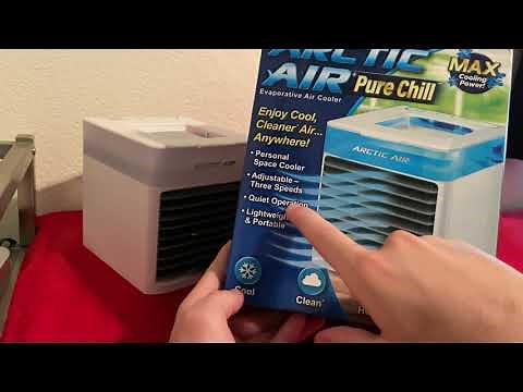 Arctic Air Pure Chill Evaporative Cooler Unboxing and Review