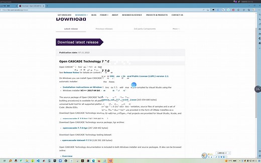 OCC OpenCasCade开发环境配置过程