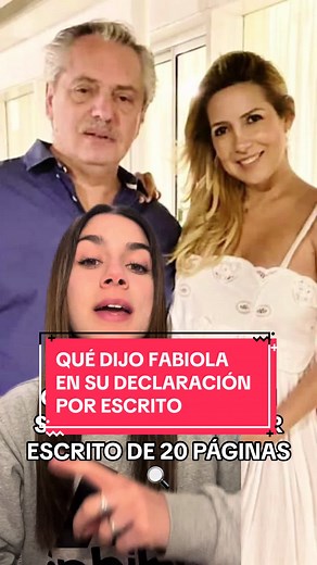 La declaración de 20 páginas que realizó Fabiola #noticias #noticiastiktok #fabiola #albertofernandez #gobierno #expresidente #justicia #violencia #genero #aborto #feminismo #argentina #buenosaires #olivos #politica #paratii #fyp