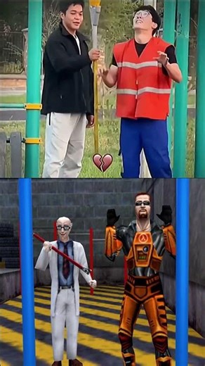 Fellow Scientist Tries to PRANK Gordon Freeman… 😱🤣 / Half-Life #shorts #memes