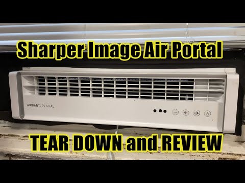 Sharper Image PORTAL AC Window Fan TEARDOWN Cleaning and Review #wisebuyreviews