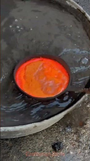 Silver Melting Craft: Full Metalworking Process in Action