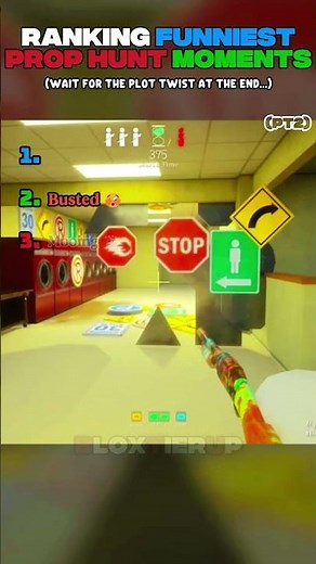 Ranking the worst hiding spots in prop hunt 🫣 #shorts #prophunt #gaming