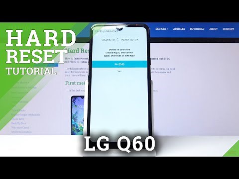How to Bypass Screen Lock in LG Q60 - Hard Reset / Wipe All Data