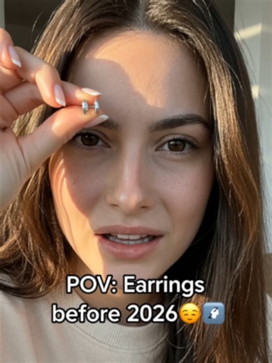 Holds on my ear — easy earring trick demo