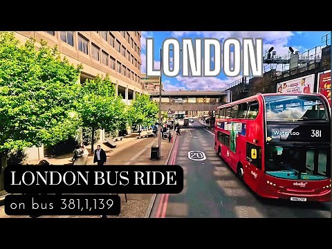 London Bus Adventure: From Waterloo to Golders Green on Routes 381, 1, 139