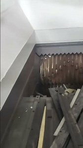 Two shaft shredder 800mm for PE pipe and PP sheet recycling