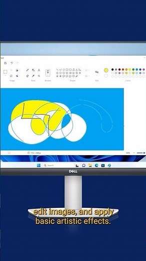 How to use #Microsoft Paint #Dell