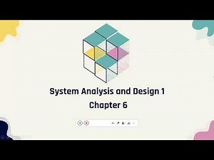 System Analysis and Design, Chapter 6 : System Design