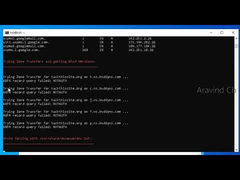 Lesson 15 dnsenum Performs subdomain enumeration
