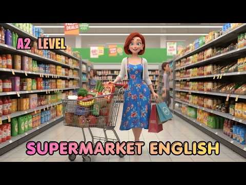 English Listening & Speaking Practice (A2) | Supermarket Shopping with IPA