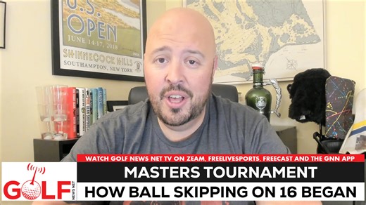 How skipping balls on No. 16 at Augusta National got started