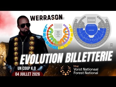 WERRASON FOREST NATIONAL BRUXELLES | EVOLUTION BILLETTERIE