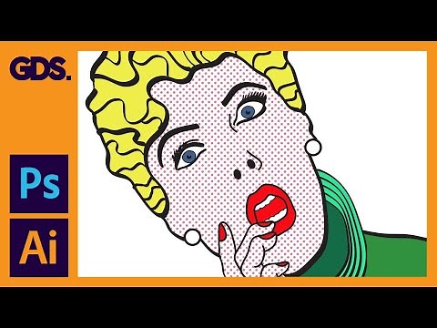 Create Roy Lichtenstein Style Pop Art - Colouring [Photoshop CS5]