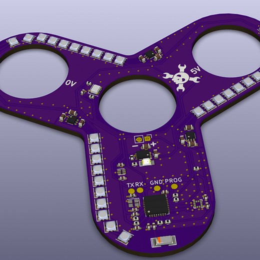 IoT POV Fidget Spinner