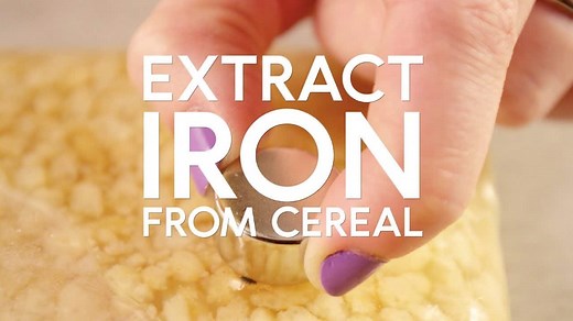 How to extract iron from your breakfast cereal