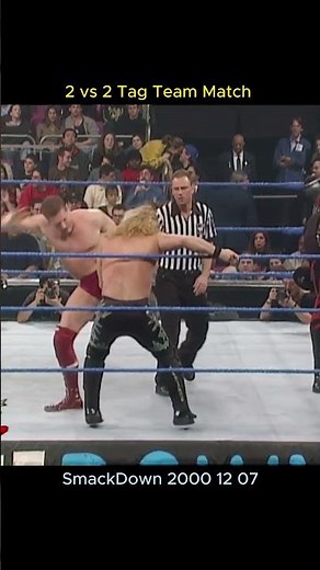 2 vs 2 Tag Team Match SmackDown 2000 12 07 #wwewrestler #wwe