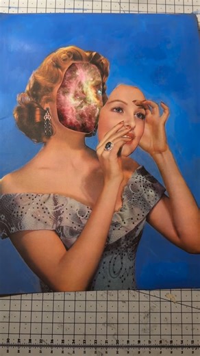 Art Daily Dose on Instagram: "Maya Land is a handmade collage artist known for creating imaginative compositions that push far beyond traditional cut-and-paste techniques. Using carefully selected imagery, she builds surreal visual worlds where scale, context, and meaning are constantly reimagined. Artist: @artisticsideoflife_ #art #collage #artist #creative"