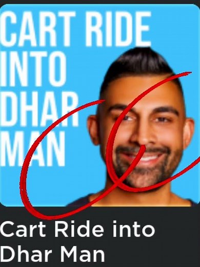 Cart ride into Dhar man #roblox