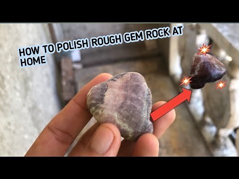 How to polish gemstone without polishing Machine.