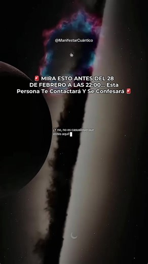 Hoy no es un día cualquiera. Si estás leyendo esto el 28 de febrero… confía en esto: Algo se está moviendo. Desde que despertaste has sentido algo distinto. Más recuerdos. Más pensamientos hacia esa persona. Más ganas de revisar el teléfono. No es casualidad. Es energía acumulada buscando salida. A las 10:00 PM la resistencia baja. Pero aquí está la verdad que casi nadie dice: No basta con que te escriban. Tienes que estar lista para sostenerlo. Comenta “HOY ES MI DÍA” si eliges recibir desde se