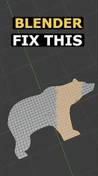 Blender | Quick Topology Hack - N-gon fix #blender #3d #cgi