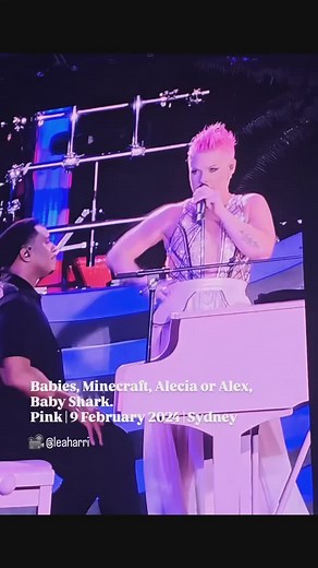 👶🏻🦈🩷🇦🇺👶🏻🦈🩷🇦🇺🦈 Baby shark 🦈 One year ago!! First show for @pink in Australia since 2018, and it was memorable for lots of reasons 😁 #pink #memories #summercarnival #summercarnivaltour #sydney #pinklive #pinklover #pinklove #pinklover💕 #pinkloverscommunity | Pink Lovers South Australia