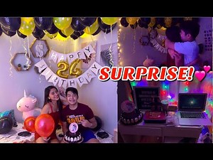 BIRTHDAY SURPRISE FOR MY BOYFRIEND! ❤️ (PRICELESS REACTION)