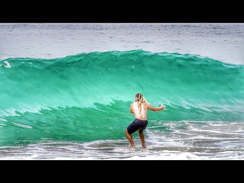 EPIC SKIMBOARDING session w/ FUN Waves | RAW CLIPS