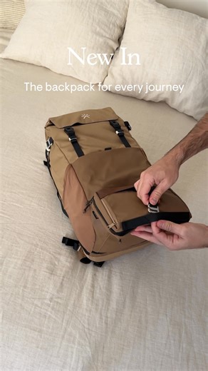 16K views · 124 reactions |  The Only Backpack You Need to Pack — New Collection Out Now! Expandable design, SEE System integration, and travel tested. ✅ Modular packability ✅ SEE Accessories integration ✅ Water resistant materials Get yours now and travel light! | Tropicfeel | Facebook