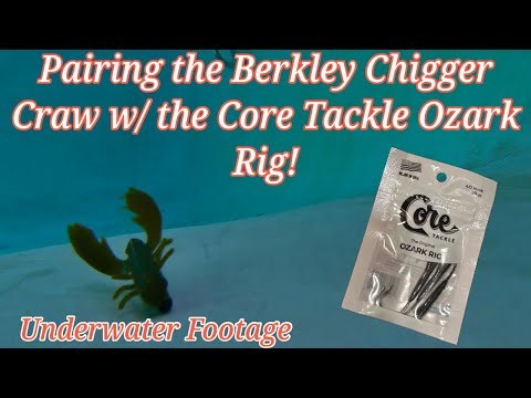 Fishing the Chigger Craw on the Core Tackle Ozark Rig