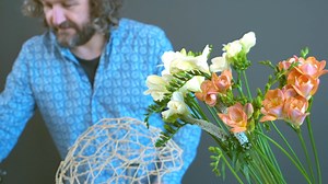 25K views · 572 reactions | What is the perfect flower for a perfect wedding creation, well of corse that all depents on your taste and what your customers want.. But the Freesia flowers are great to use with their shape, colors and fragrance they are great to use in your wedding bouquets. Here a nice Handtied frame bouquet with fun materials... Inspire yourself and others! #freestylefreesia #freesiaflowers | We all are the FlowerFactor. | Facebook