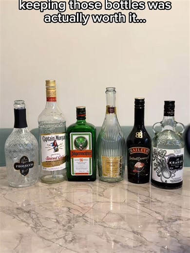 Keep Your Old Bottles!! #bottlelamp #bottlelight #homedecor #TikTokMadeMeBuyIt #tablelamp #diy credit: aethos.led