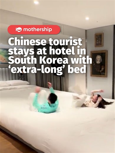 extra-long beds… for when you might want to get rolled over more than 4x 🙂 #mothershipnews #fyp #southkorea #chinese #seoul