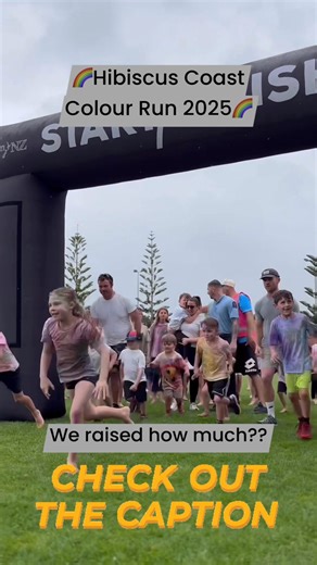 🌈 HIBISCUS COAST COLOUR RUN 2025 — WHAT A DAY! 💚🎨 Stanmore Bay absolutely lit up yesterday — in colour, in laughter, and in pure Coast community magic. We had it all… 🚓 Police officers showing up, throwing paint, and even taking a turn getting dunked 🚒 The Fire Brigade blasting the slip ’n slide (no one left dry!) 🎣 Hibiscus Coast Boating Club teaching kids how to cast fishing rods off the boat 🎯 Spot prizes won 🐶 Dogs turned into rainbow creatures 👟 Kids absolutely sending it through e
