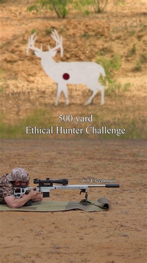6.5 Creedmoor 500 yards hunting challenge