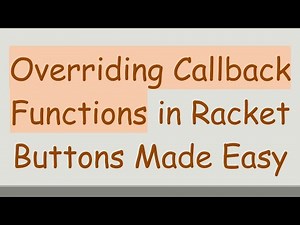 Overriding Callback Functions in Racket Buttons Made Easy