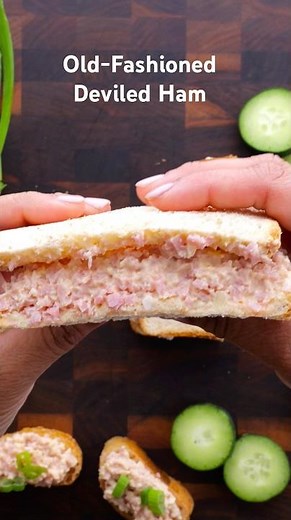 Old-Fashioned Deviled Ham is a great way to use up leftover #easter ham. #southerncooking