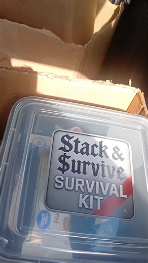 $&$ Stack & Survive Foundation 🤑. Saturday morning drops. Every kit helps. Survival Kits going where they're needed 🫡 #stackandsurvive #stackandsurvivefoundation