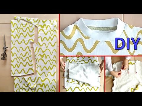 INCREDIBLY EASY AND NO PATTERN! 🤩 AMAZING! 🔥 FREE! DIY, EASY MAKING SWEATSHIRT 💰 100% A PROFITABLE!