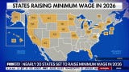 Minimum wage increases in 2026 happening in these 20 states