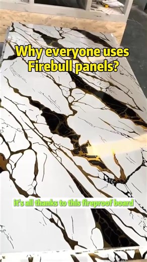 Have you ever seen wall panels that require no undercoating and can be directly installed on walls?#fyp #manufacturer #fireproof #fireproofboard #wallboard