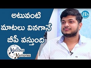 Anudeep Dev About Relatives Reaction On Singing Career || Melodies And Memories