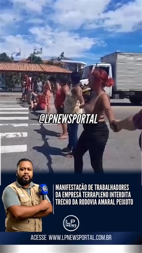 LP News Portal OFICIAL on Instagram: "📍 RIO DAS OSTRAS – QUINTA-FEIRA, 12 DE FEVEREIRO DE 2026 ✍️ REDAÇÃO LP NEWS MANIFESTAÇÃO DE TRABALHADORES DA TERRAPLENO INTERDITA TRECHO DA RODOVIA AMARAL PEIXOTO Ex-funcionários da empresa Terrapleno, que prestava serviços para a Prefeitura de Rio das Ostras, realizaram mais uma manifestação nesta semana em frente ao prédio do Executivo Municipal. Segundo informações repassadas pelos próprios manifestantes, parte dos trabalhadores já recebeu os valores atr