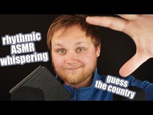 ASMR Rhythmic whispering for sleep - guess the country 🌍 by it's capital (50 countries)